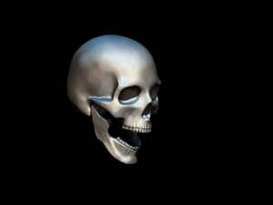 realistic skull pendant 3D-printmodel