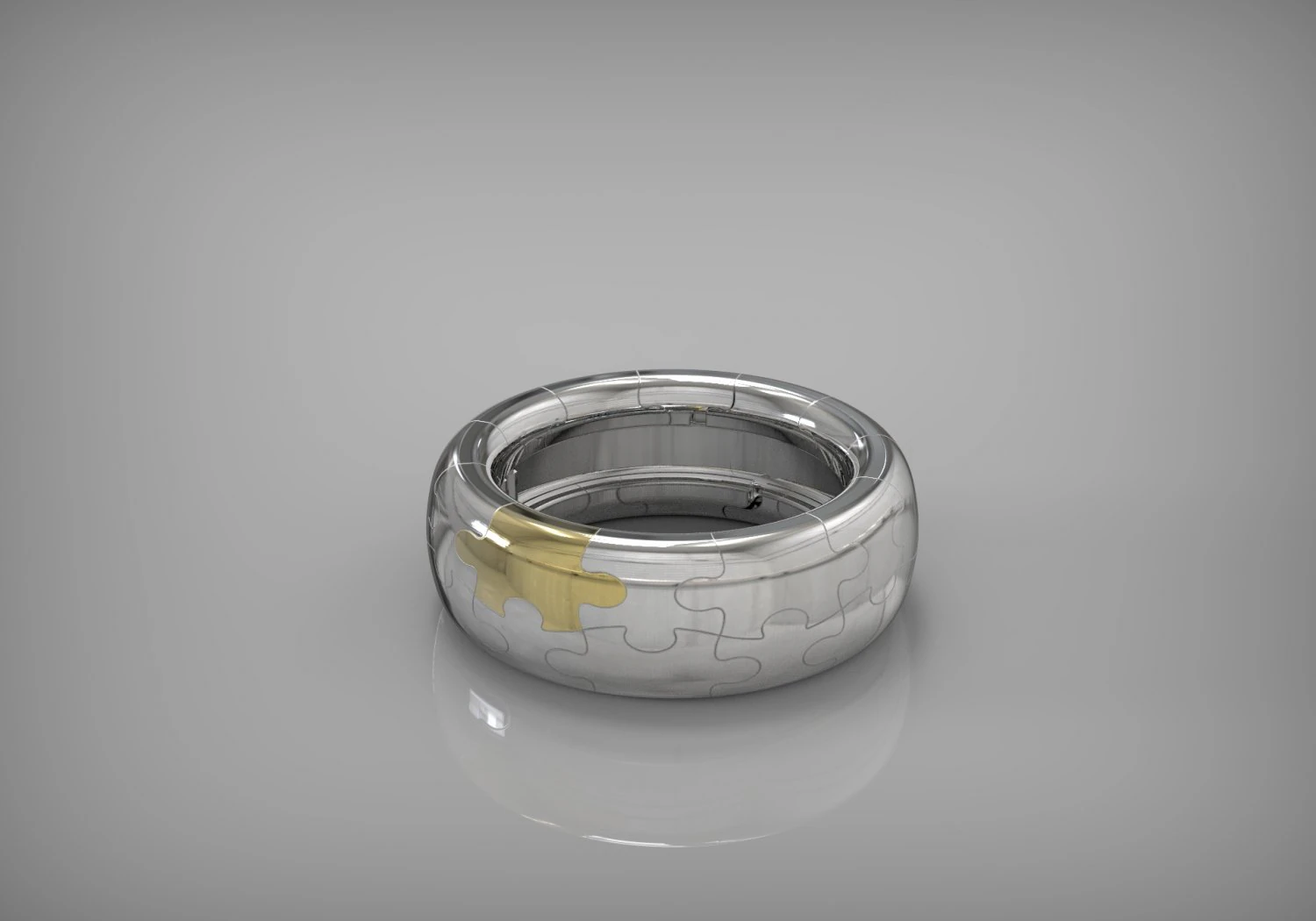 puzle ring 3d print model 3D Print Model .c4d .max .obj .3ds .fbx .stl .blend 