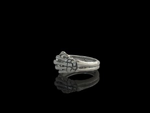 silver street jewelry ring i will always be agains 3Dプリントモデル