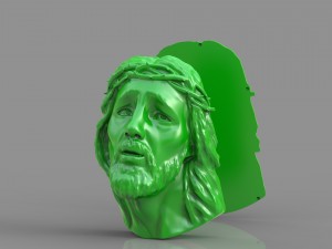 pendant jesus face 3Dプリントモデル