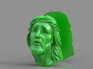 pendant jesus face 3D Print Model