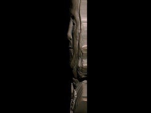 portrait relief of benjamin franklin 3D Модель