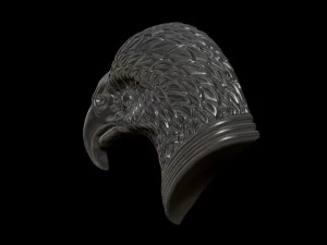 eagle head jewelry 3d print model 3D Print Model