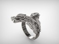 dragon ring 3d print model 3Dプリントモデル