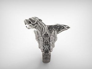 dragon ring 3d print model Model do druku 3D