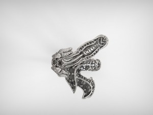 dragon ring 3d print model Model do druku 3D