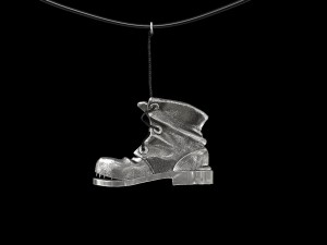 pendant old shoe silver street collection 3D Print Model