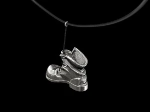 pendant old shoe silver street collection 3D Print Model