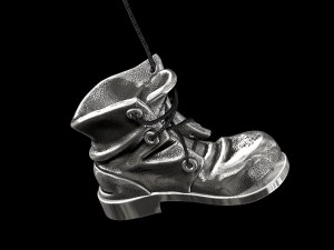 pendant old shoe silver street collection Modèles 3D en vedette