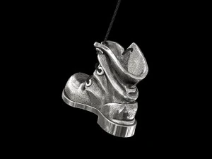 pendant old shoe silver street collection 3D Print Model