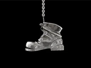 pendant old shoe silver street collection 3D Print Model