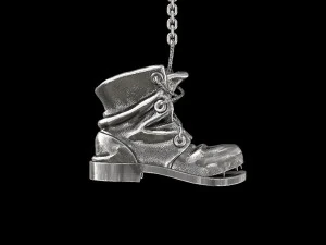 pendant old shoe silver street collection 3D Print Model