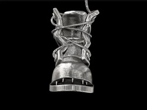 pendant old shoe silver street collection 3D Print Model