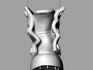 pendant old shoe silver street collection 3D Print Model