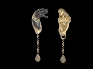 earrning magerit instinto 3d print model 3D Print Model