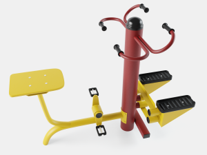 outdoor gym set-1 3D Model