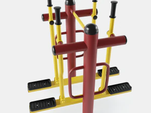 outdoor gym set-1 3D Model