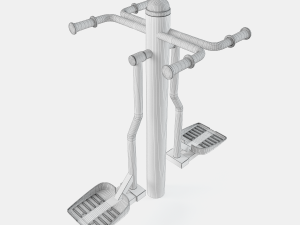 outdoor gym set-1 3D Model