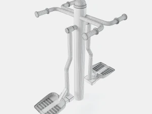 outdoor gym set-1 3D Model