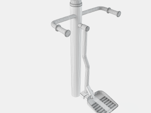 outdoor gym set-1 3D Model