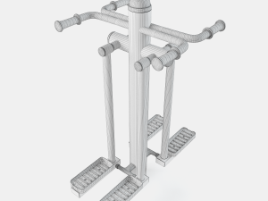 outdoor gym set-1 3D Model
