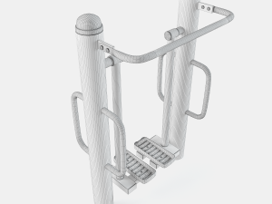 outdoor gym set-1 3D Model