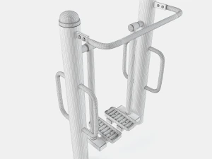 outdoor gym set-1 3D Model
