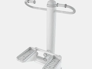 outdoor gym set-1 3D Model