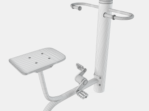 outdoor gym set-1 3D Model
