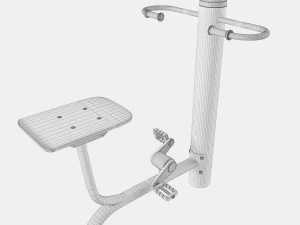 outdoor gym set-1 3D Model