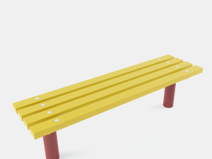 outdoor gym set-1 3D Model