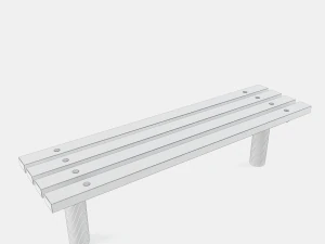 outdoor gym set-1 3D Model