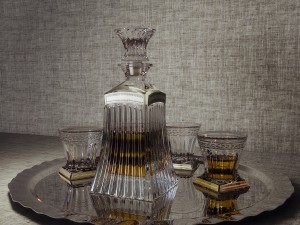 set for whiskey linea argenti cr1859 3D Model