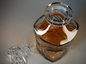 whiskey set with bucket for ice 3Dモデル