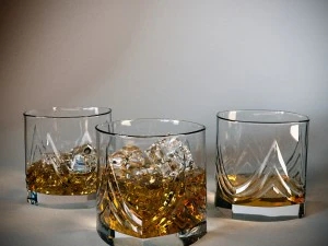 whiskey set with bucket for ice 3D Model
