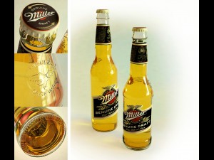miller beer Modelo 3D