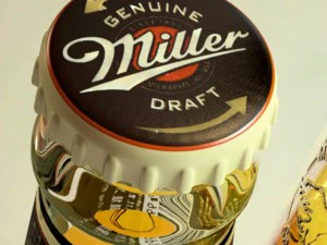 miller beer 3D Model