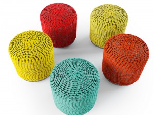 puf roccoco 3D Model