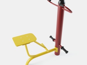 outdoor gym set 1 Model 3D