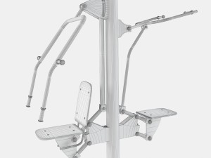 outdoor gym set 1 Model 3D