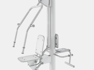 outdoor gym set 1 Model 3D