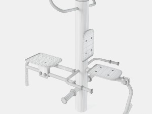 outdoor gym set 1 Model 3D