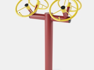 outdoor gym set 1 Model 3D