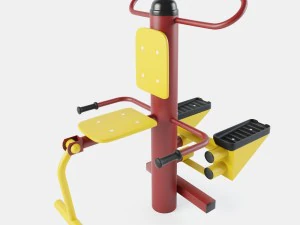 outdoor gym set 1 3D Model