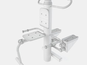 outdoor gym set 1 Model 3D