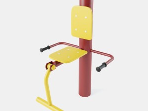 outdoor gym set 1 Model 3D