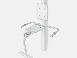 outdoor gym set 1 Model 3D
