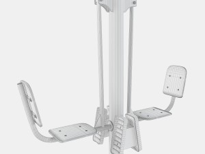 outdoor gym set 1 Model 3D