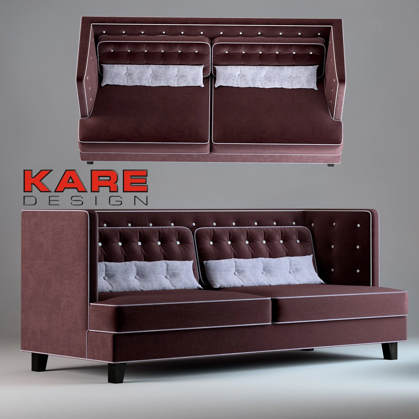 denver velvet kare 77954 3D Model .c4d .max .obj .3ds .fbx .stl .blend 