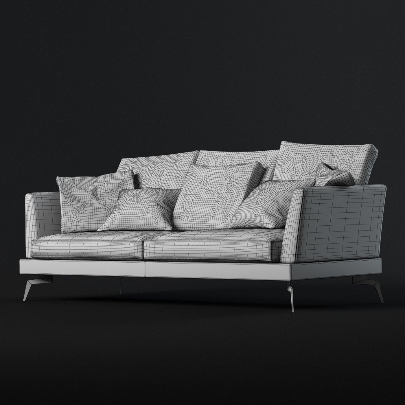 Skyline Modern Vip Divani 3d Model In Sofa 3dexport